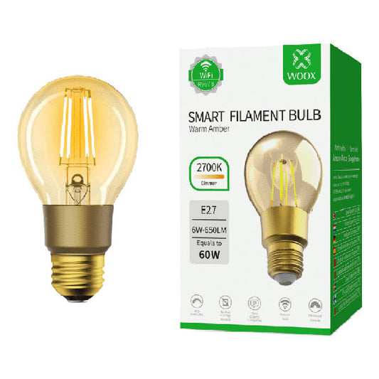 Smart E27 LED lamp in warm wit - Dimbaar